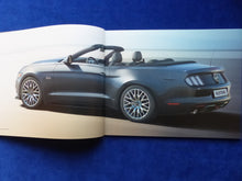 Lade das Bild in den Galerie-Viewer, Ford Mustang V8 Coupe Cabrio MJ 2015 - Prospekt Brochure 04.2015
