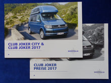 Lade das Bild in den Galerie-Viewer, Westfalia Club Joker VW Bus T6 MJ 2017 - Prospekt Brochure + Preisliste 01.2017

