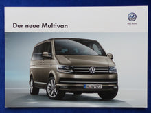 Lade das Bild in den Galerie-Viewer, VW Bus T6 Multivan Highline MJ 2016 - Prospekt Brochure 04.2015
