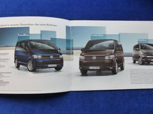 Lade das Bild in den Galerie-Viewer, VW Bus T6 Multivan Highline MJ 2016 - Prospekt Brochure 04.2015

