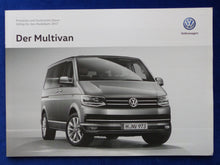 Lade das Bild in den Galerie-Viewer, VW Bus T6 Multivan Edition MJ 2017 - Prospekt Brochure + Preisliste 01.2017
