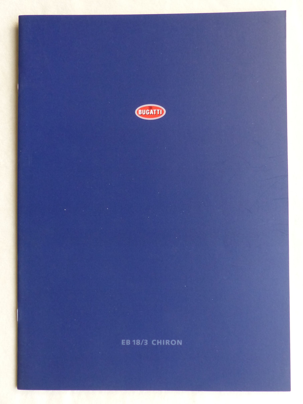 Bugatti EB 18/3 Chiron - Limited 999 of 1192 - Prospekt Brochure 1999 englisch