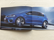 Lade das Bild in den Galerie-Viewer, VW Golf R 4Motion TSI 300 PS MJ 2014 - Prospekt Brochure + Preisliste 10.2013
