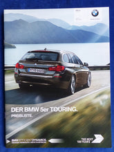 Lade das Bild in den Galerie-Viewer, BMW 5er Touring M550d Typ F11 - Preisliste MJ 2016 - Prospekt Brochure 03.2016
