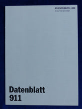 Lade das Bild in den Galerie-Viewer, Porsche 911 Carrera - Daten &amp; Ausstattungen MJ 1994 - Prospekt Brochure 08.1993
