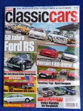 Lade das Bild in den Galerie-Viewer, Classic Cars Heft 7/2018 - Ford RS Cosworth Ferrari F40 BMW M1 Porsche 911 VW
