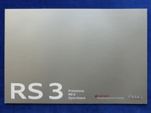 Lade das Bild in den Galerie-Viewer, Audi RS 3 Sportback quattro - Hardcover Prospekt Brochure + Preisliste 03.2015
