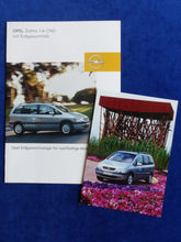 Lade das Bild in den Galerie-Viewer, Opel Zafira 1.6 CNG Erdgasantrieb MJ 2003 - Prospekt 11.2002 + Pressefoto
