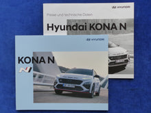 Lade das Bild in den Galerie-Viewer, Hyundai Kona N Performance MJ 2022 - Prospekt Brochure + Preisliste 02.2022
