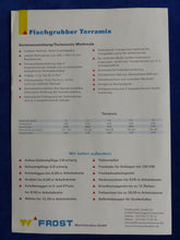 Lade das Bild in den Galerie-Viewer, Frost Flachgrubber Terramix - Prospekt Brochure 90er
