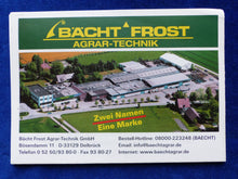 Lade das Bild in den Galerie-Viewer, Bächt Frost Programm Sämaschinen Grubber Eggen - Prospekt Brochure 90er
