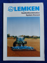 Lade das Bild in den Galerie-Viewer, Lemken Saatbettkombination System-Korund - Prospekt Brochure 03.1998
