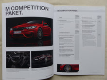 Lade das Bild in den Galerie-Viewer, BMW M4 Coupe Cabrio Typ F82 F83 MJ 2019 - Prospekt Preisliste Brochure 07.2018
