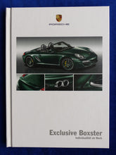 Lade das Bild in den Galerie-Viewer, Porsche Exclusive Boxster S Spyder MJ 2010 - Hardcover Prospekt Brochure 01.2010
