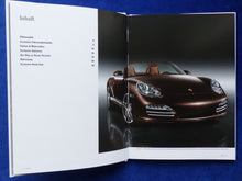 Lade das Bild in den Galerie-Viewer, Porsche Exclusive Boxster S Spyder MJ 2010 - Hardcover Prospekt Brochure 01.2010

