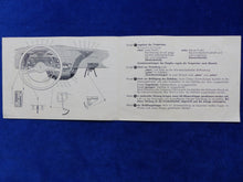 Lade das Bild in den Galerie-Viewer, Ford Taunus 15M Behr Klimaanlage - Original Bedienungsanleitung 1955-1959
