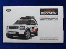 Lade das Bild in den Galerie-Viewer, Land Rover Discovery Journey 8000 Miles - Poster Prospekt Brochure 2012
