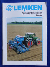 Lade das Bild in den Galerie-Viewer, Lemken Quarz Kurzkombinationen Saatbett - Prospekt Brochure 10.2001
