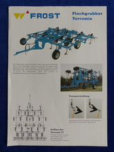 Lade das Bild in den Galerie-Viewer, Frost Flachgrubber Terramix 690 - Prospekt Brochure 90er
