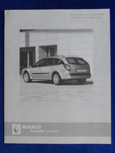 Lade das Bild in den Galerie-Viewer, Renault Laguna Grandtour - Preisliste MJ 2005 - Prospekt Brochure 09.2004
