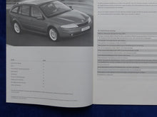 Lade das Bild in den Galerie-Viewer, Renault Laguna Grandtour - Preisliste MJ 2005 - Prospekt Brochure 09.2004
