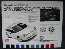 Lade das Bild in den Galerie-Viewer, Plymouth 1997 Neon Coupe Expresso Package - US-Prospekt Brochure 1996 USA
