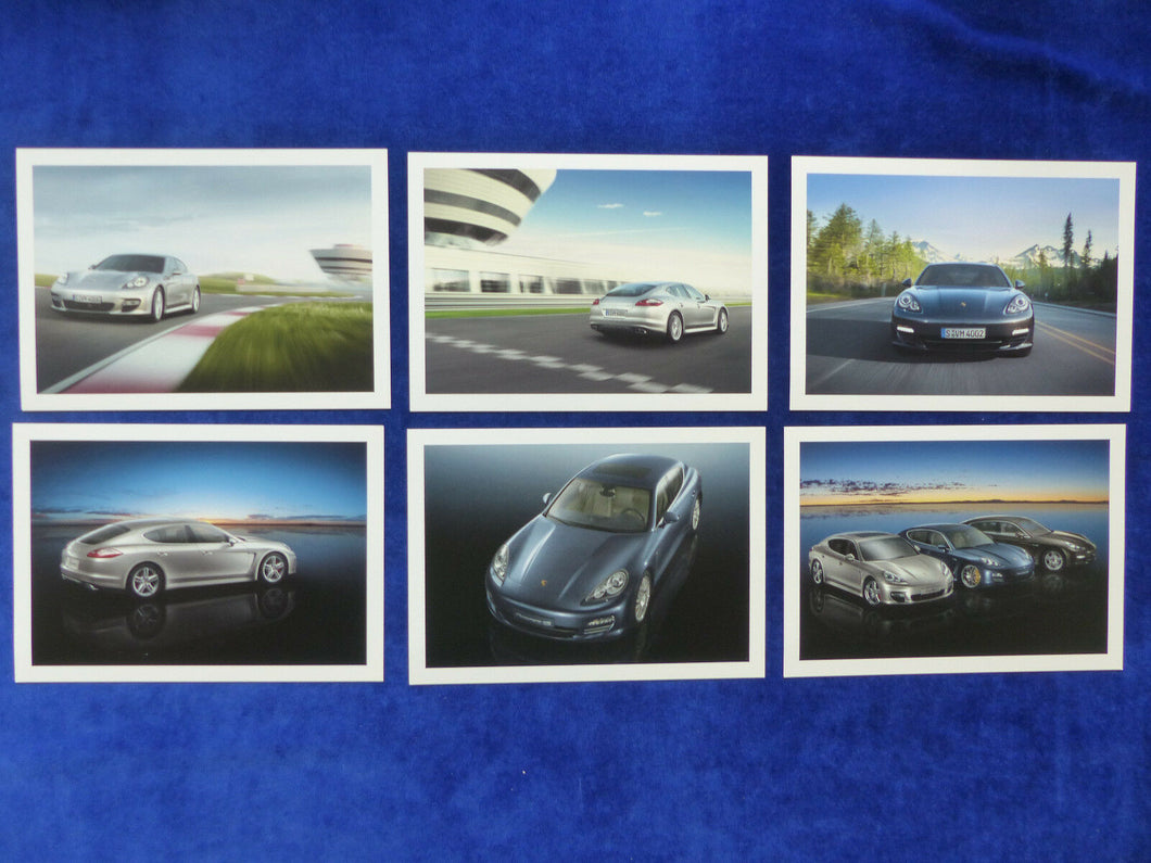 Porsche Panamera - Postkarten-Set 6 postcards - car-brochure