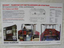 Lade das Bild in den Galerie-Viewer, EA Ernst Auwaerter Teamstar City - Mittelniederflur-Stadtbus - Prospekt Brochure
