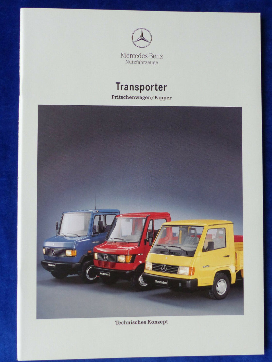 Mercedes Transporter Pritschenwagen & Kipper MJ 1994 - Prospekt Brochure 12.1993