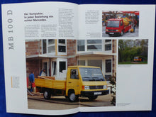 Lade das Bild in den Galerie-Viewer, Mercedes Transporter Pritschenwagen &amp; Kipper MJ 1994 - Prospekt Brochure 12.1993
