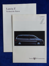 Lade das Bild in den Galerie-Viewer, Lancia Z MJ 1997 - Prospekt Brochure + Technische Daten 11.1996
