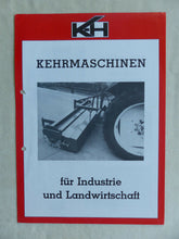 Lade das Bild in den Galerie-Viewer, KH Kehrmaschinen KM 1500 2250 - Prospekt Brochure 80er
