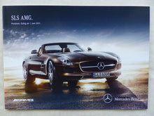 Lade das Bild in den Galerie-Viewer, Mercedes-Benz SLS AMG Roadster - Preisliste MJ 2012 - Prospekt Brochure 06.2011
