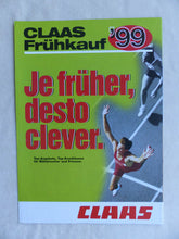 Lade das Bild in den Galerie-Viewer, Claas Frühkauf '99 - Mähdrescher &amp; Pressen - Prospekt Brochure 1999
