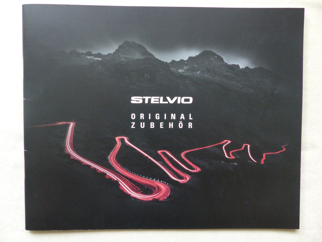 Alfa Romeo Stelvio - Zubehör - Prospekt Brochure 03.2017