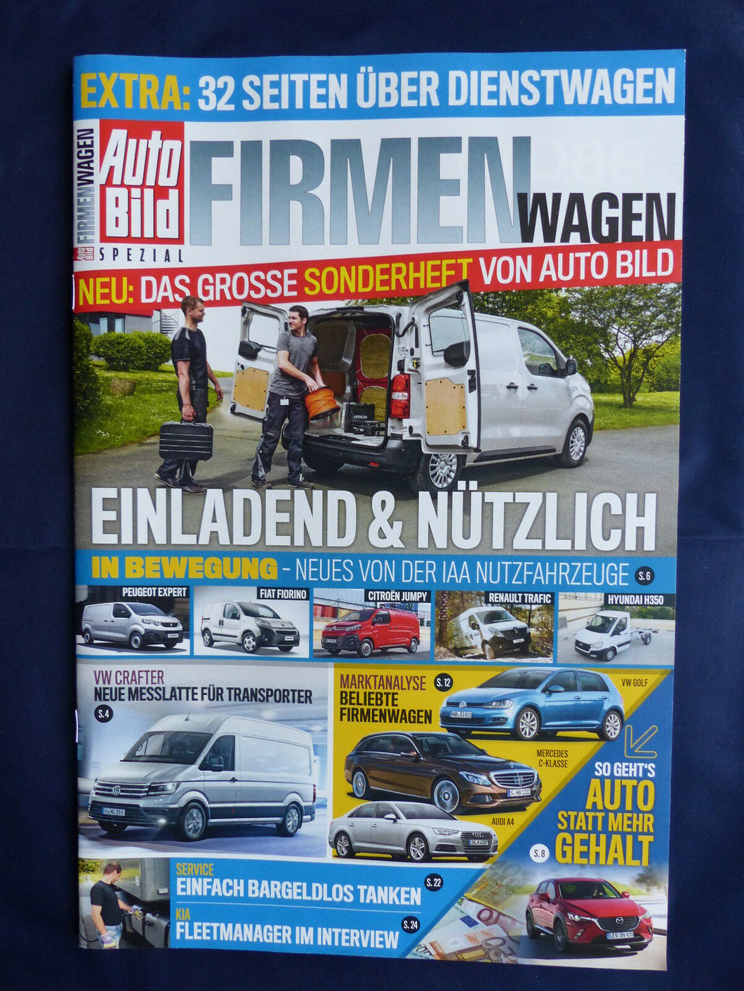 Firmenwagen Spezial - VW Peugeot Ford Audi Seat - Sonderdruck AutoBild 2016