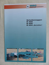 Lade das Bild in den Galerie-Viewer, BBG Scheibeneggen B 352 404 Eurodisc - Prospekt Brochure 90er
