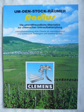 Lade das Bild in den Galerie-Viewer, Clemens Radius Um-Den-Stock-Räumer - Prospekt Brochure 90er

