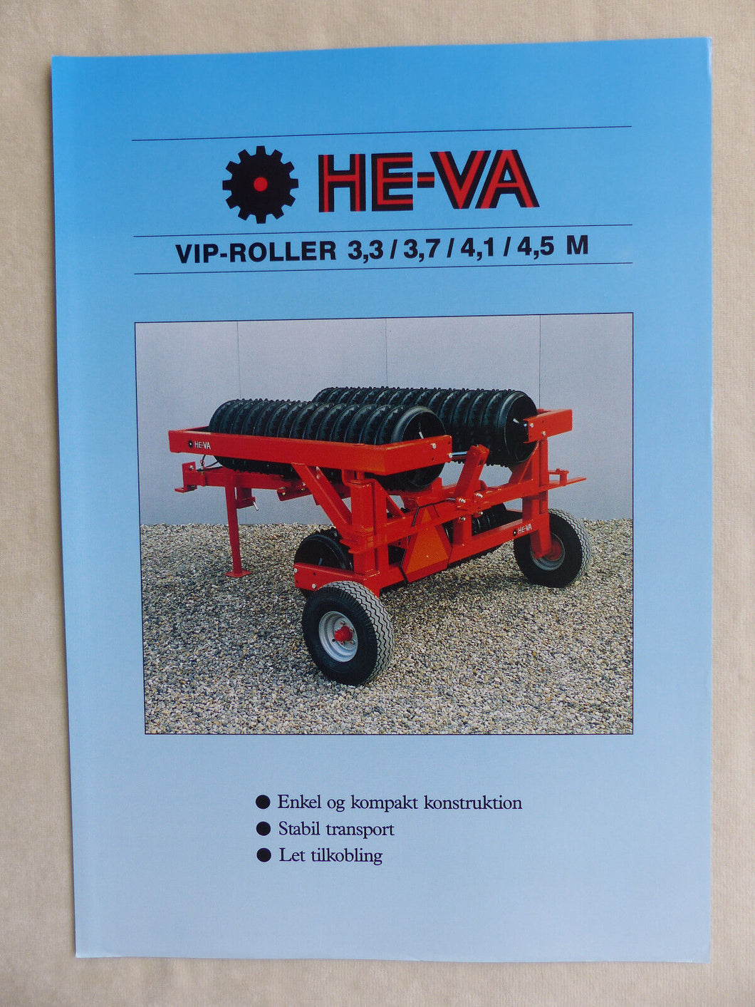 HE-VA VIP-Roller - Prospekt Brochure Dänemark dänisch