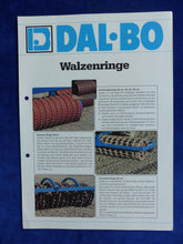 Lade das Bild in den Galerie-Viewer, Dalbo Walzenringe Cambridge Nocken Crosskill - Prospekt Brochure
