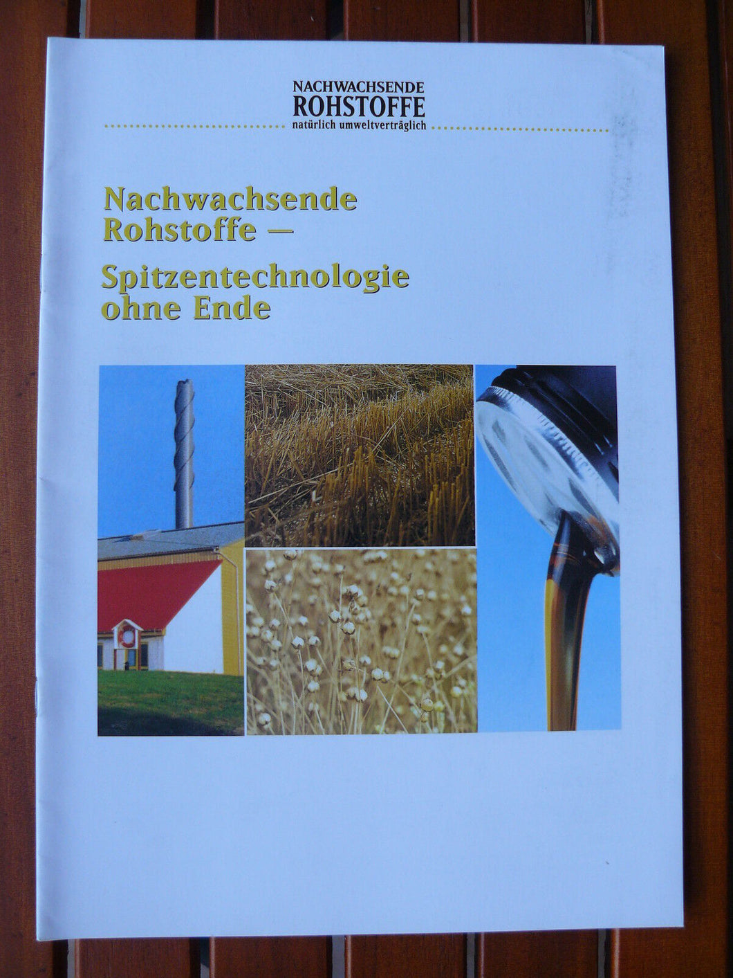 BMEL Nachwachsende Rohstoffe - Raps Lein Biomasse - Prospekt Brochure
