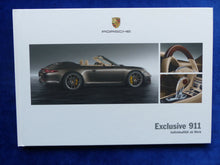 Lade das Bild in den Galerie-Viewer, Porsche Exclusive 911 Carrera 991 MJ 2013 - Hardcover Prospekt Brochure 05.2012
