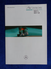 Lade das Bild in den Galerie-Viewer, Mercedes-Benz Actros 1857 - Technische Daten MJ 1999 - Prospekt Brochure 08.1998
