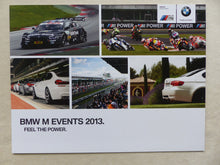 Lade das Bild in den Galerie-Viewer, BMW M Events 2013 - M Track Days M6 VIP M Grand Tour - Prospekt Brochure 2013
