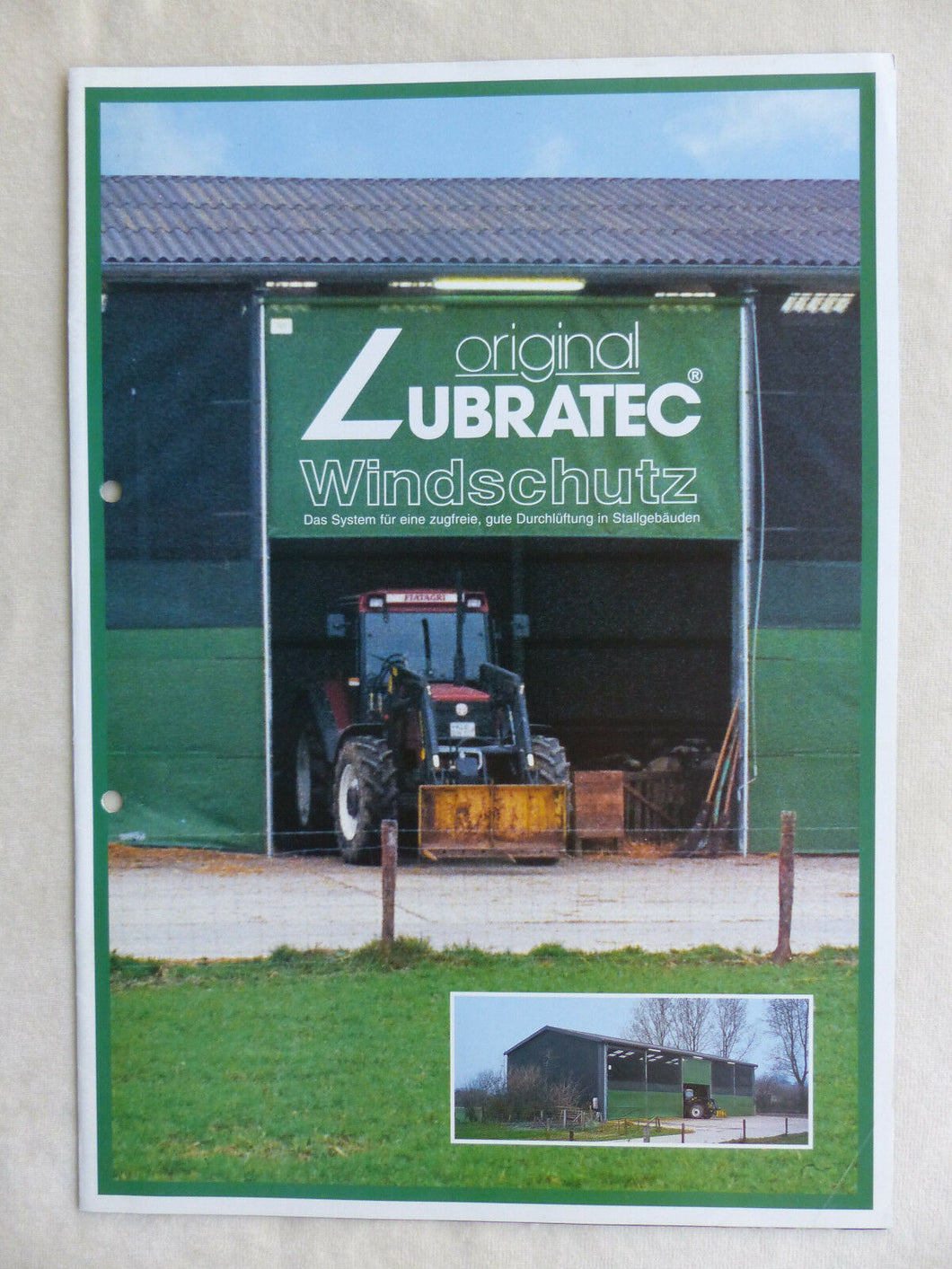 Huesker Lubratec Windschutz - Prospekt Brochure 04.1994