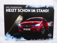 Lade das Bild in den Galerie-Viewer, Opel Standheizung MJ 2016 - Prospekt Brochure 10.2015
