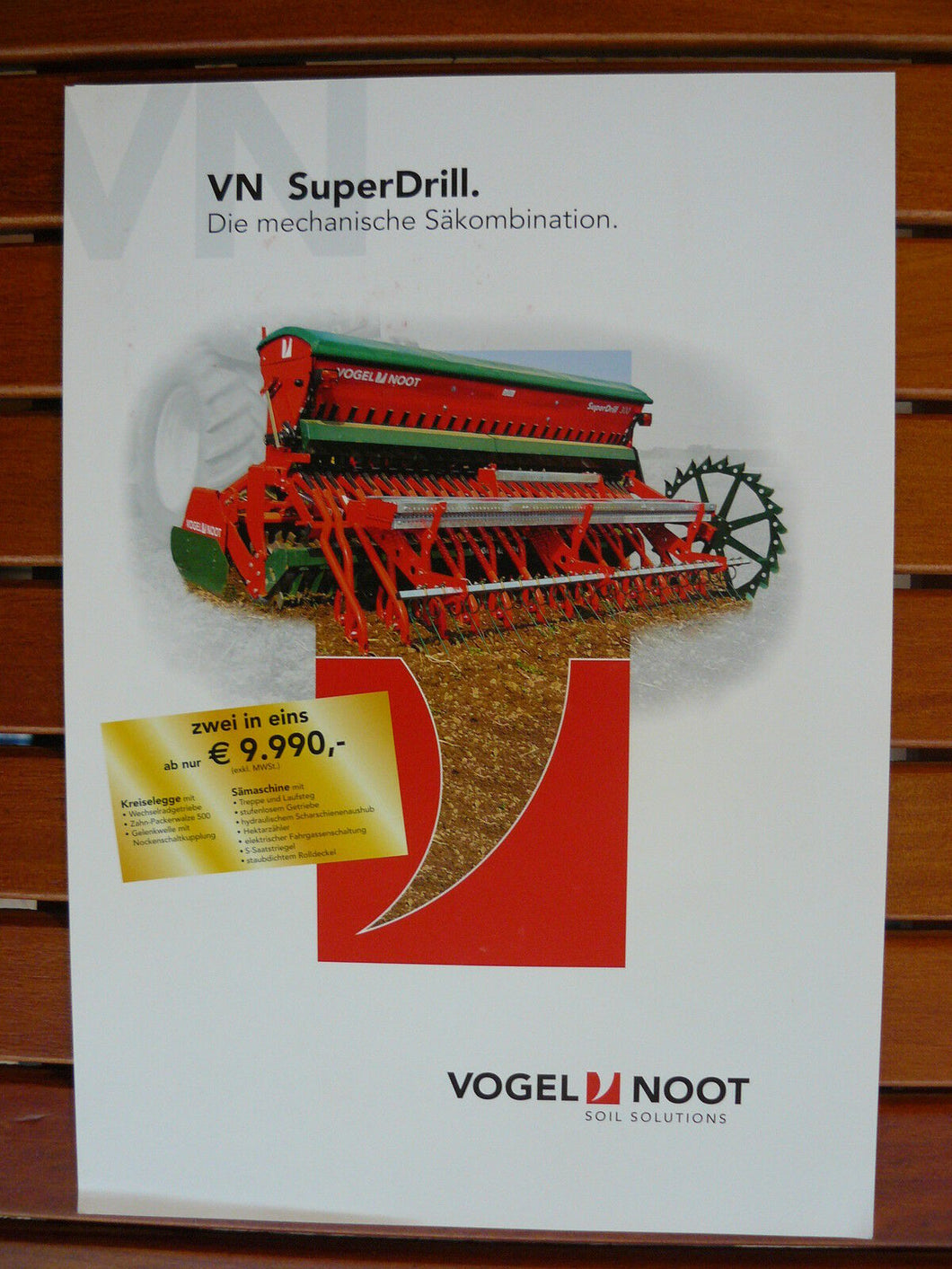 VN VOGEL & NOOT Säkombination SuperDrill - Prospekt Brochure Österreich