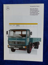 Lade das Bild in den Galerie-Viewer, Mercedes-Benz LKW Pritschenwagen 1320 MJ 1991 - Prospekt Brochure 12.1990
