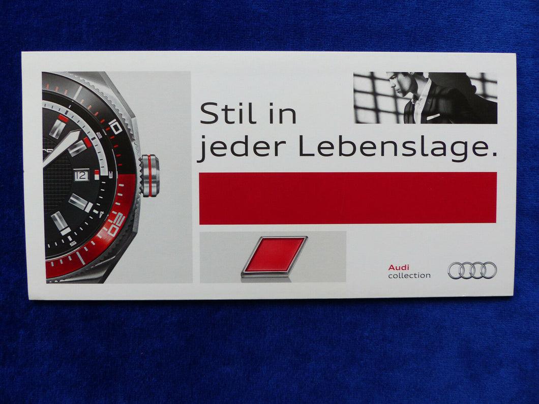 Audi Collection - Accessoires & Zubehör - Prospekt Brochure 01.2014