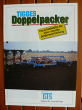 Lade das Bild in den Galerie-Viewer, GTS Tigges Doppelpacker - Prospekt Brochure
